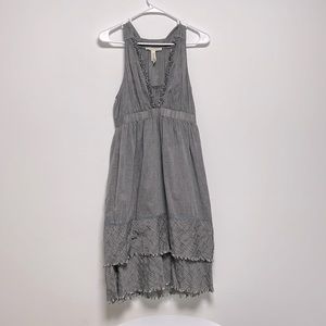 Burning torch Anthropology Dress Grey
